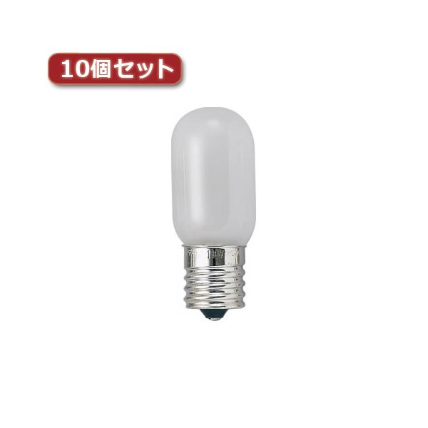 （まとめ）YAZAWA ナツメ球 E12 5W 白 2個パック10個セット 1CT2PX10【×5セット】 1