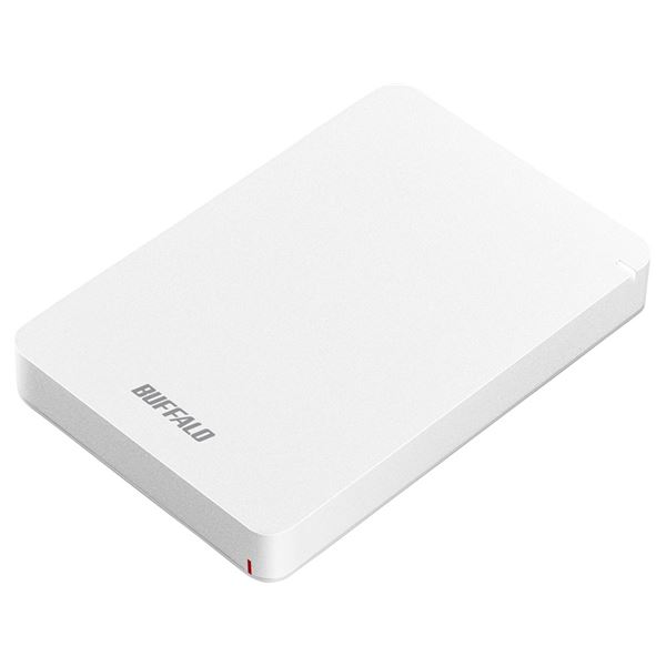 バッファロー USB3.1(Gen.1)対応 耐衝撃ポータブルHDD 2TB ホワイト HD-PGF2.0U3-BWHA