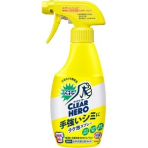 （まとめ）花王 ワイドハイター クリアヒーロー ラク泡スプレー 本体 300ml 1本【×10セット】