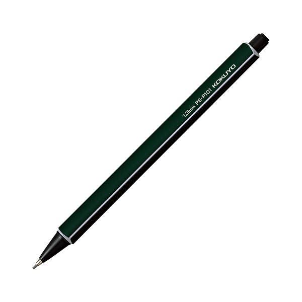 (まとめ) コクヨ 鉛筆シャープ 1.3mm （軸色ダークグリーン） PS-P101DG-1P 1本 【×50セット】 送料無料