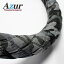 Azur ハンドルカバー パレット ステアリングカバー 迷彩ブラック S（外径約36-37cm） XS60A24A-S 送料無料