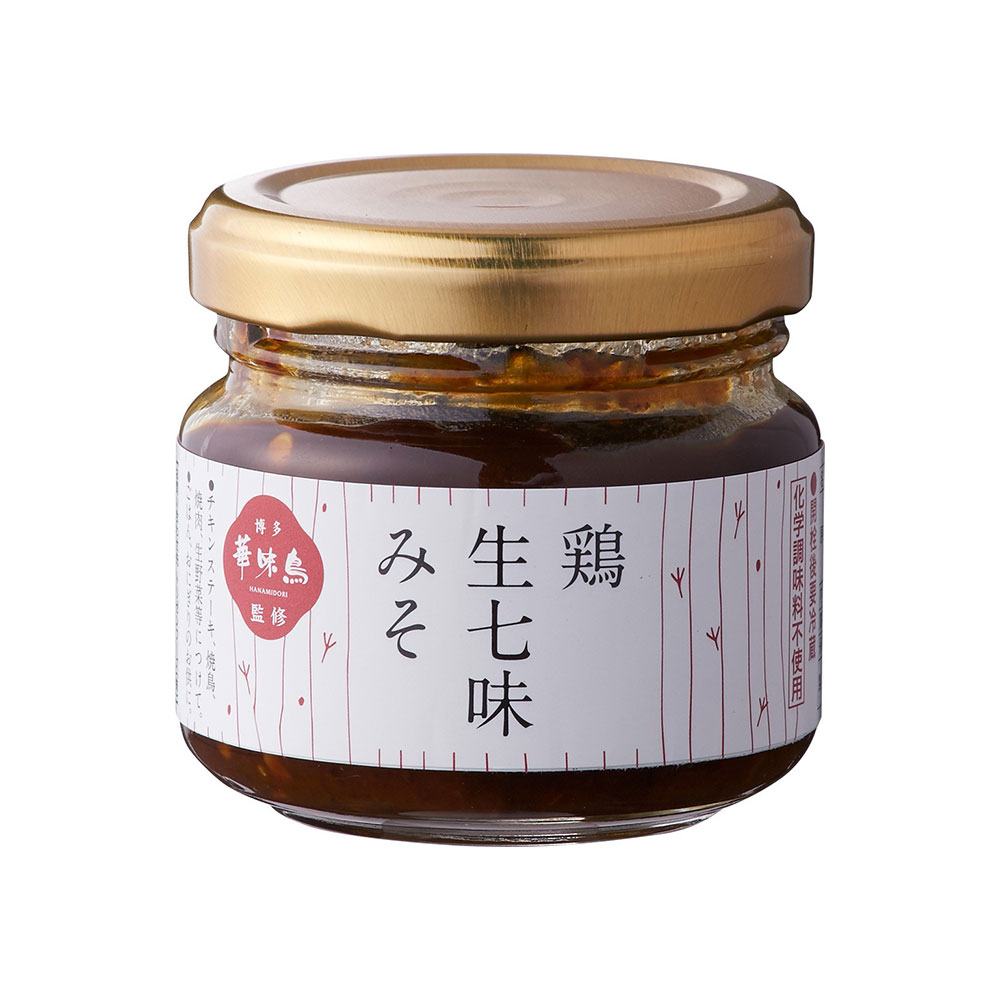 【ポイントUP】【まとめ】 福岡 「博多華味鳥」監修 鶏生七味みそ (ケース入数：20,ロット：5)