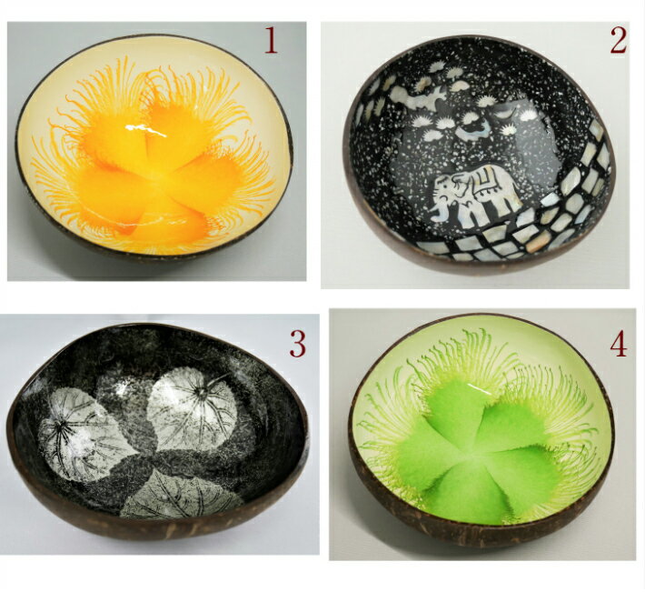 【おまけ付き】Asian plate ココナッツ ボウル 小物入れ 器 ヤシ ヤシの実 貝殻 ボール 人気 数量限定 プレゼント