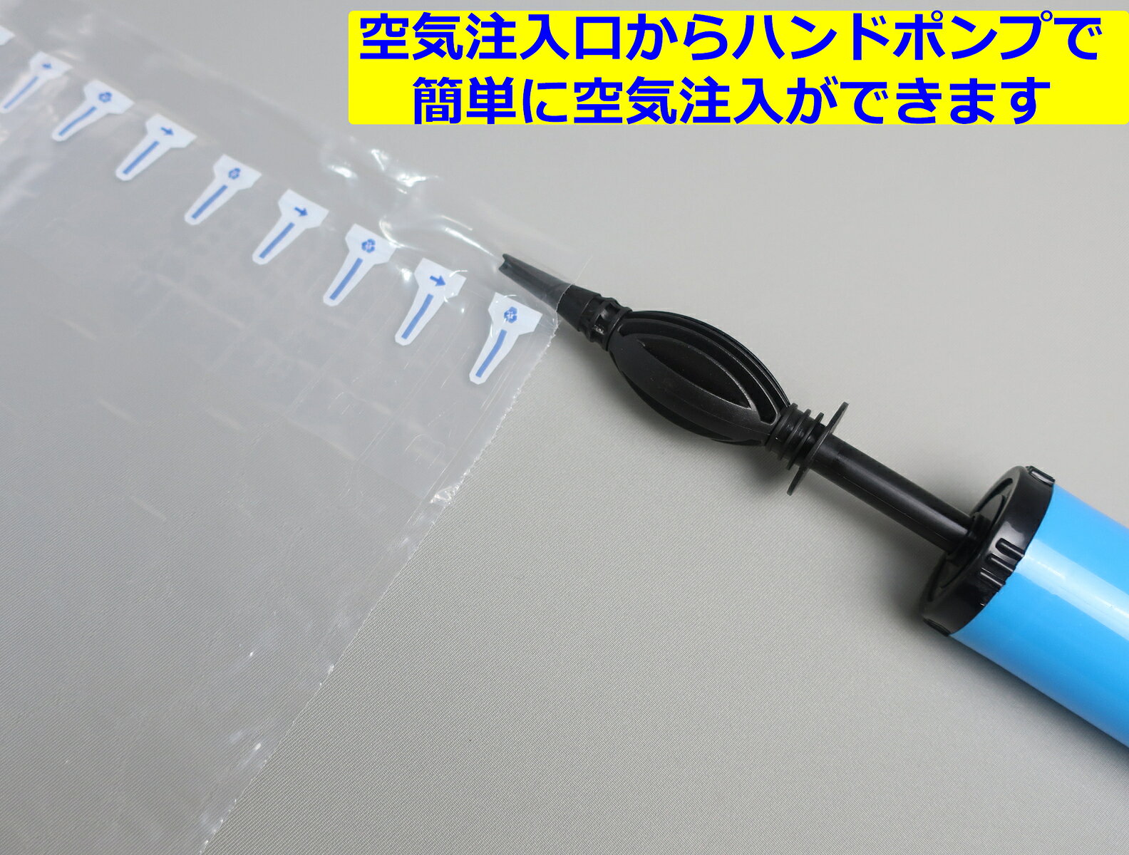 エアー緩衝材 【バブルタイプ 幅50cm】 エアマッスル エアクッション材（R-6-B-N）...