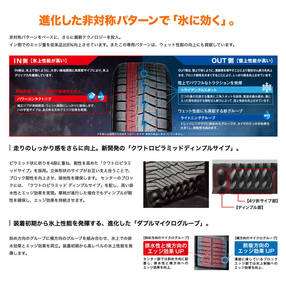 新品スタッドレスタイヤ ホイール4本セットワーク エクストラップ 03HCブラックカットクリア17インチ 6.5Jヨコハマ アイスガード IG60215/60R17 96Q