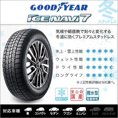 【ライズ/ロッキー】スタッドレスタイヤ ホイール4本セットBADX D,O,S(DOS) ML-10メタリックダークグレー16インチ 6.0Jグッドイヤー ICE NAVI アイスナビ 7 日本製 195/65R16 92Q