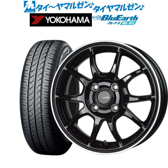 [5/9～15]割引クーポン配布新品 サマータイヤ ホイール4本セットホットスタッフ G.speed P-0615インチ 6.0Jヨコハマ BluEarth ブルーアース (AE-01)185/55R15