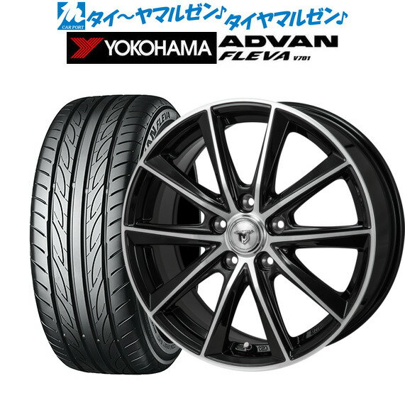 [5/20]割引クーポン配布新品 サマータイヤ ホイール4本セットモンツァ JP STYLE MJ0117インチ 7.0Jヨコハマ ADVAN アドバン フレバ V701215/40R17