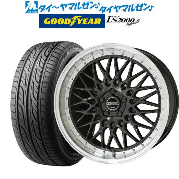 [5/9～15]割引クーポン配布新品 サマータイヤ ホイール4本セットKYOHO シュタイナー FTX19インチ 8.0Jグッドイヤー イーグル LS2000 ハイブリッド2(HB2)225/35R19