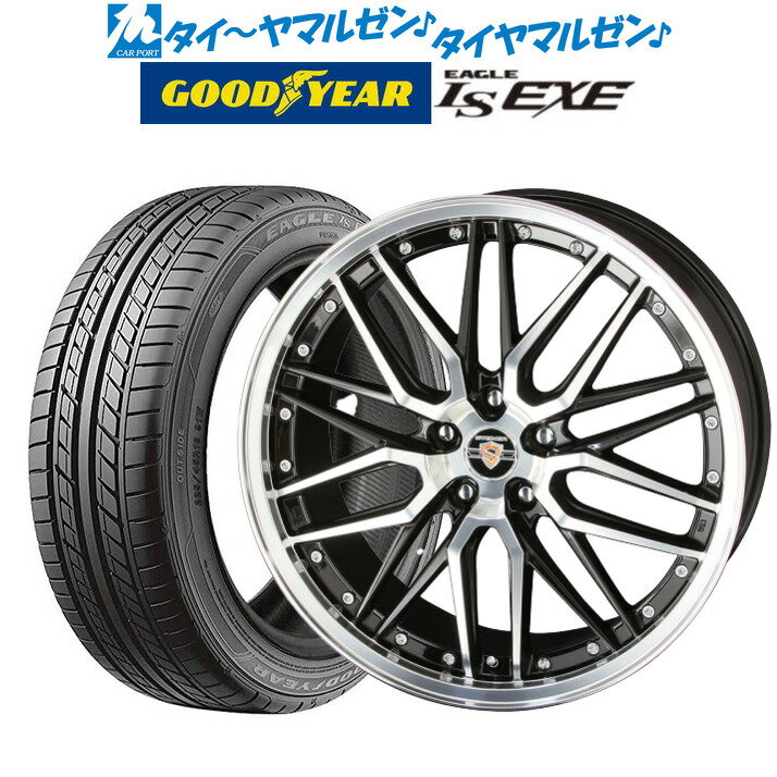 [5/18]ストアポイント3倍!!新品 サマータイヤ ホイール4本セットKYOHO シュタイナー LMX18インチ 7.5Jグッドイヤー イーグル LS EXE（エルエス エグゼ）215/45R18