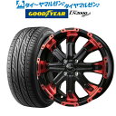 4/24～26 割引クーポン配布新品 サマータイヤ ホイール4本セットBADX ロクサーニ バトルシップ415インチ 5.0Jグッドイヤー イーグル LS2000 ハイブリッド2(HB2)165/50R15