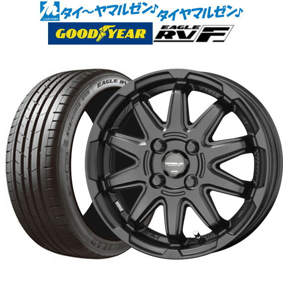 [5/18]ストアポイント3倍!!新品 サマータイヤ ホイール4本セットKYOHO サーキュラー C10S15インチ 4.5Jグッドイヤー イーグル RV-F(RVF)165/60R15