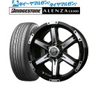 P5倍+最大100%ポイントバック！★要エントリー新品 サマータイヤ ホイール4本セットBADX ロックケリー ROCK KELLY MX-III17インチ 8.0Jブリヂストン ALENZA アレンザ LX100265/65R17