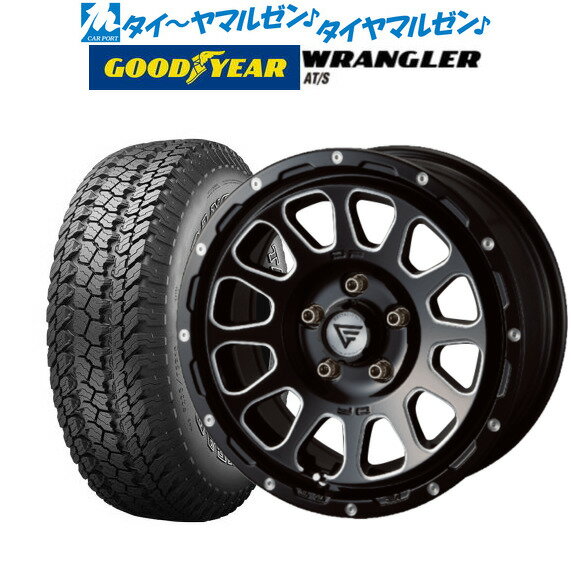 [5/23～26]割引クーポン配布新品 サマータイヤ ホイール4本セットFORCE デルタフォース OVAL(オーバル)16インチ 7.0Jグッドイヤー ラングラー AT/S215/70R16