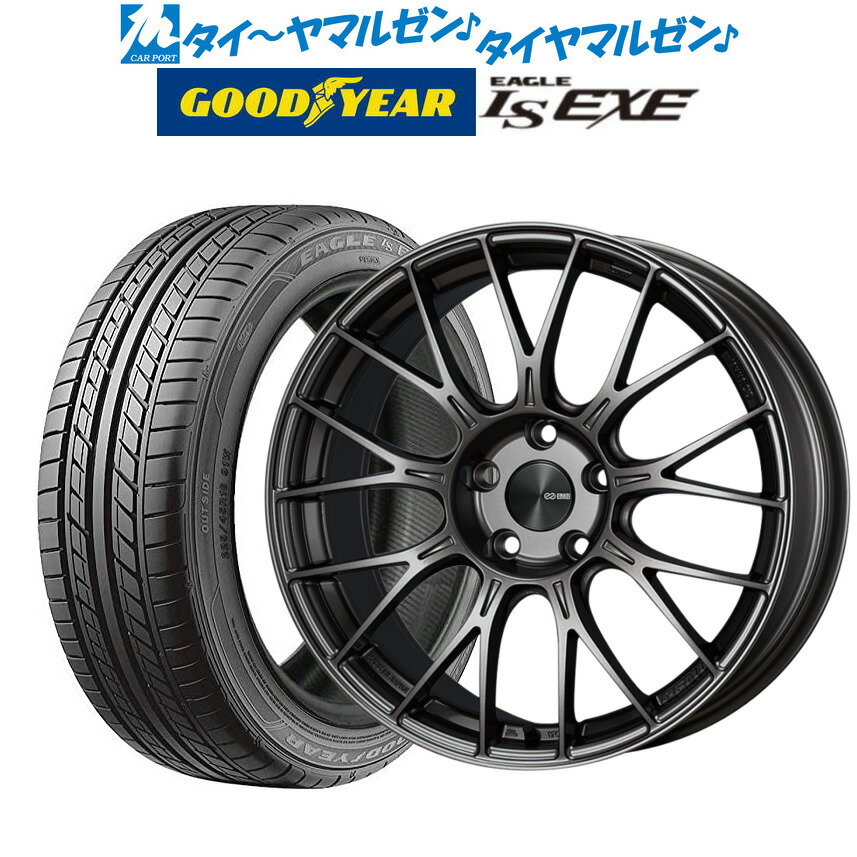 [5/9～15]割引クーポン配布新品 サマータイヤ ホイール4本セットエンケイ PFM117インチ 7.0Jグッドイヤー イーグル LS EXE（エルエス エグゼ）205/40R17