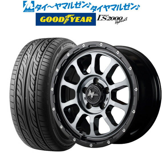 [5/9～15]割引クーポン配布新品 サマータイヤ ホイール4本セットMID ナイトロパワー M10 パーシング S17インチ 7.0Jグッドイヤー イーグル LS2000 ハイブリッド2(HB2)205/45R17