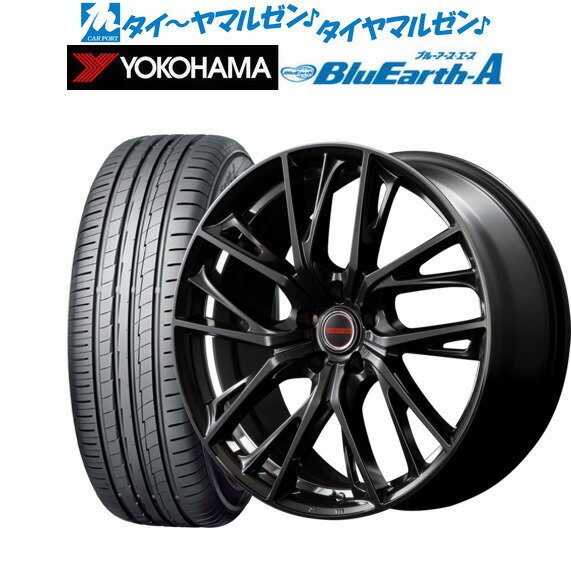 [5/18]ストアポイント3倍!!新品 サマータイヤ ホイール4本セットMID ヴァーテック ワン グレイブ19インチ 8.0Jヨコハマ BluEarth ブルーアース A (AE50)215/35R19