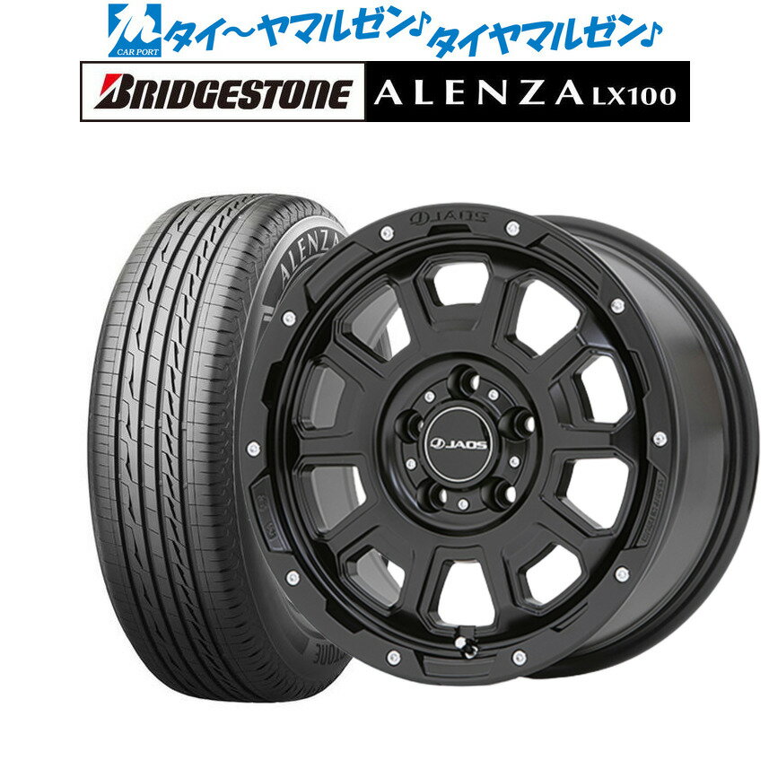 [5/20]割引クーポン配布新品 サマータイヤ ホイール4本セットJAOS ジャオス アダマス BL518インチ 7.5Jブリヂストン ALENZA アレンザ LX100215/50R18