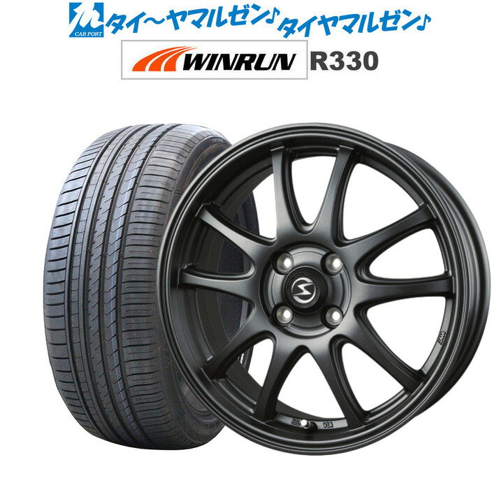 [5/9～15]割引クーポン配布新品 サマータイヤ ホイール4本セットBADX エスホールド S-5V15インチ 4.5JWINRUN ウインラン R330165/50R15