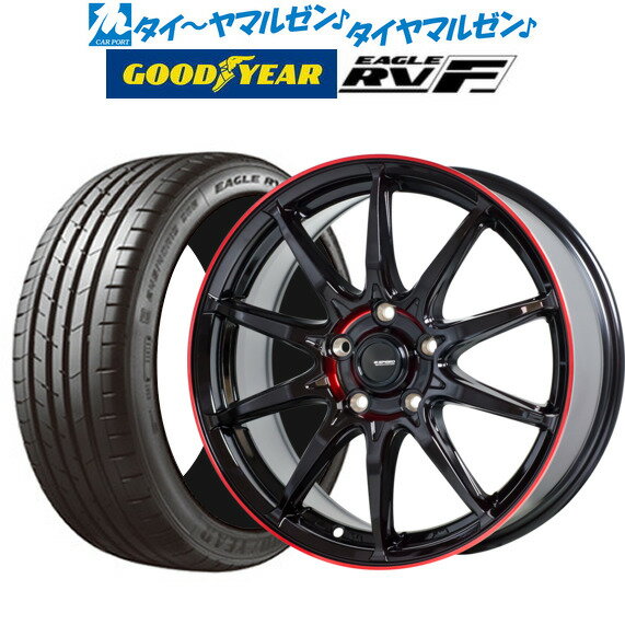 [5/20]割引クーポン配布新品 サマータイヤ ホイール4本セットホットスタッフ G.speed P-05R18インチ 7.0Jグッドイヤー イーグル RV-F(RVF)225/55R18