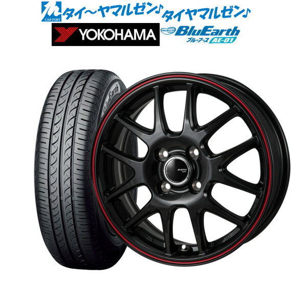 [5/18]ストアポイント3倍!!新品 サマータイヤ ホイール4本セットモンツァ JP STYLE JEFA(ジェファ)15インチ 5.5Jヨコハマ BluEarth ブルーアース (AE-01)185/55R15