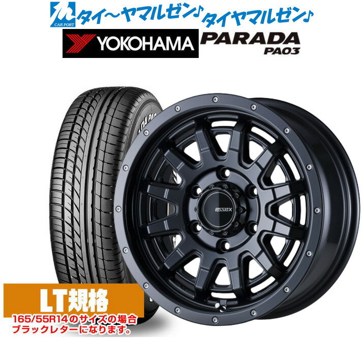 新品 サマータイヤ ホイール4本セットCRS ESSEX エセックス EX-1616インチ 6.5Jヨコハマ PARADA パラダ PA03215/65R16