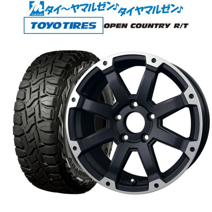 [5/18]ストアポイント3倍!!新品 サマータイヤ ホイール4本セットBADX ロックケリー ROCK KELLY MX-I16インチ 7.0Jトーヨータイヤ オープンカントリー R/T 215/70R16