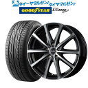 4/24～26 割引クーポン配布新品 サマータイヤ ホイール4本セットMID ユーロスピード V2517インチ 7.0Jグッドイヤー イーグル LS2000 ハイブリッド2(HB2)215/50R17