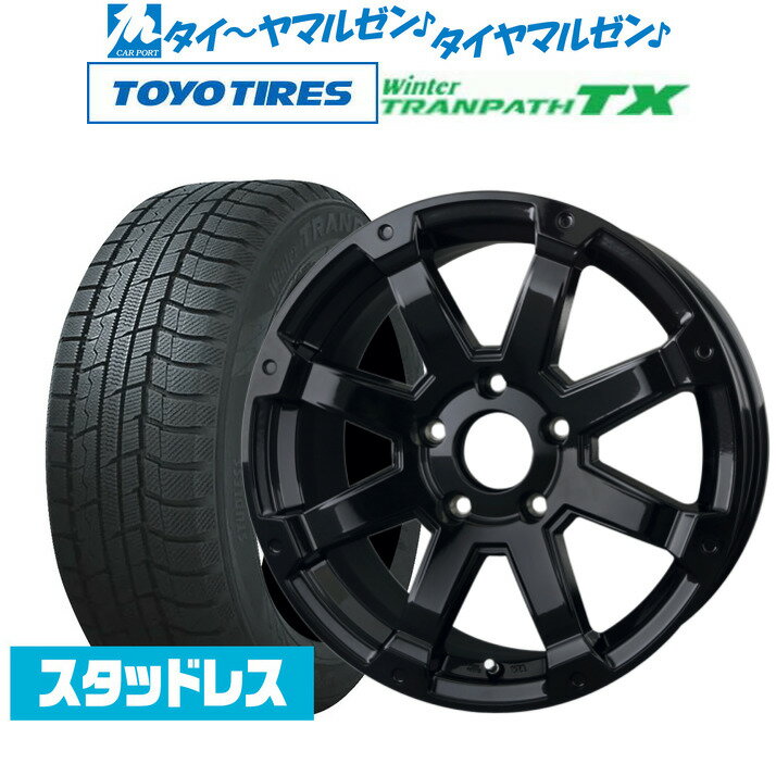 新品 スタッドレスタイヤ ホイール4本セットBADX ロックケリー ROCK KELLY MX-I16インチ 7.0Jトーヨータイヤ ウィンタートランパス TX215/65R16