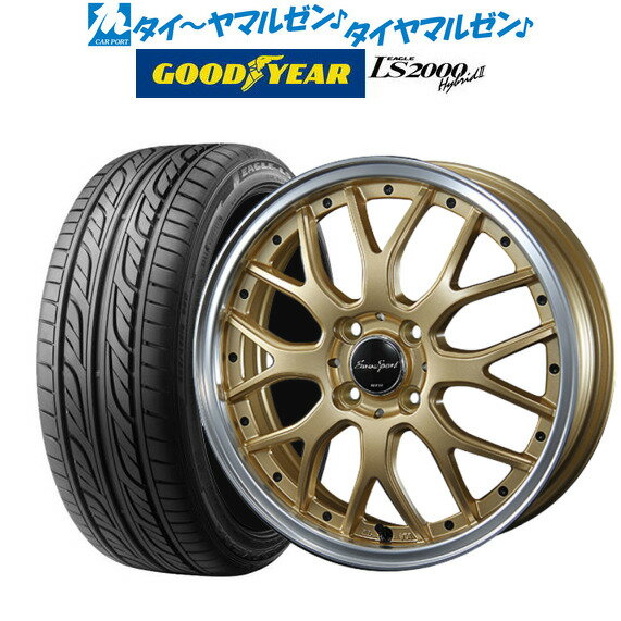 [5/18]ストアポイント3倍!!新品 サマータイヤ ホイール4本セットニューレイトン ユーロスポーツ タイプ 81516インチ 5.0Jグッドイヤー イーグル LS2000 ハイブリッド2(HB2)165/50R16