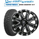 [4/24～26]割引クーポン配布新品 サマータイヤ ホイール4本セットBADX ロックケリー ROCK KELLY MX-II16インチ 7.0Jトーヨータイヤ オープンカントリー R/T 235/70R16