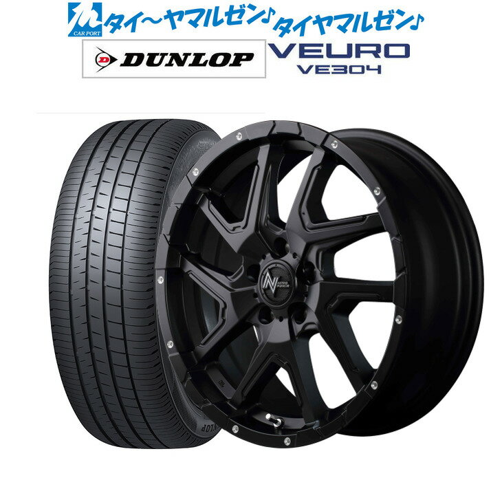 新品 サマータイヤ ホイール4本セットMID ナイトロパワー デリンジャー17インチ 7.0Jダンロップ VEURO ビューロ VE304195/60R17