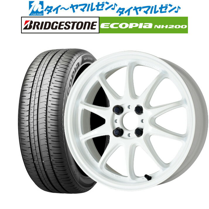 [5/9～15]割引クーポン配布新品 サマータイヤ ホイール4本セットワーク エモーション ZR1017インチ 7.0Jブリヂストン ECOPIA エコピア NH200215/45R17