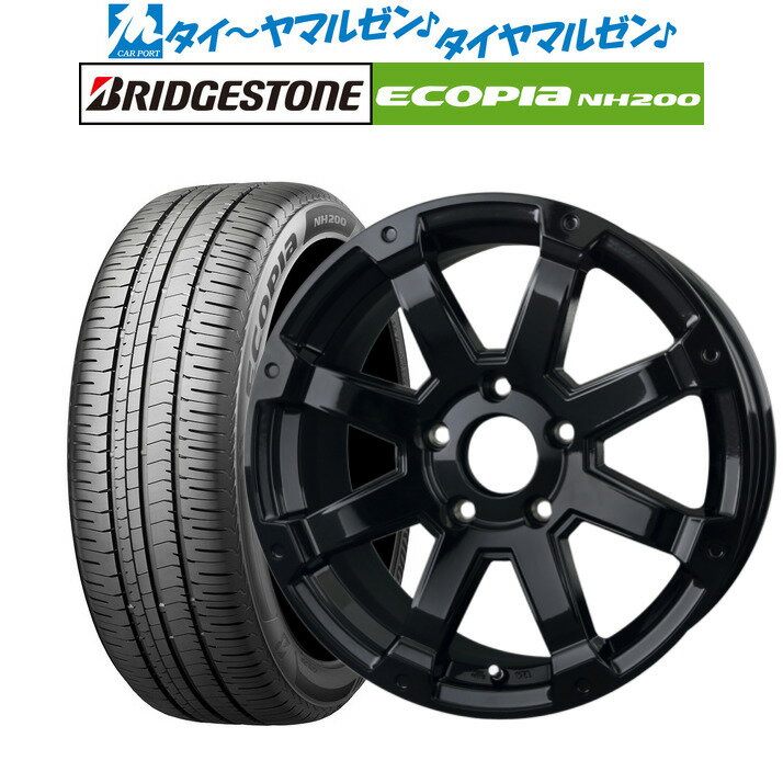 新品 サマータイヤ ホイール4本セットBADX ロックケリー ROCK KELLY MX-I17インチ 7.5Jブリヂストン ECOPIA エコピア NH200225/55R17