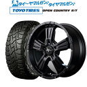 [4/24～26]割引クーポン配布新品 サマータイヤ ホイール4本セットMID ナイトロパワー クロスクロウ17インチ 7.0Jトーヨータイヤ オープンカントリー R/T 225/65R17