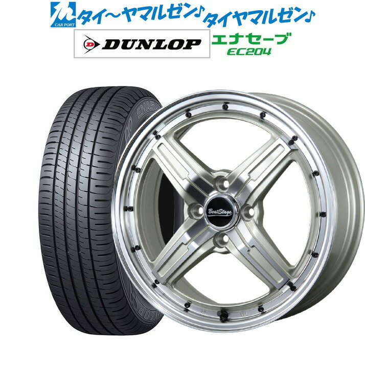 [5/9～15]割引クーポン配布新品 サマータイヤ ホイール4本セットニューレイトン ビートステージ FS-C16インチ 6.0Jダンロップ ENASAVE エナセーブ EC204185/55R16