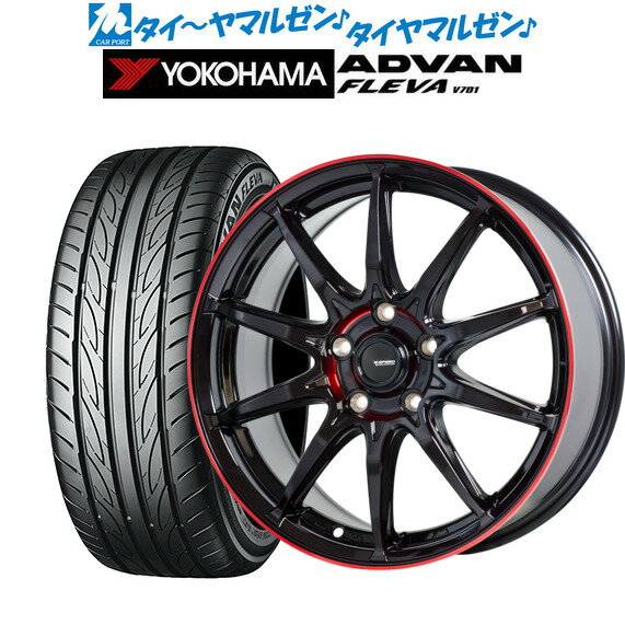 [5/18]ストアポイント3倍!!新品 サマータイヤ ホイール4本セットホットスタッフ G.speed P-05R18インチ 8.0Jヨコハマ ADVAN アドバン フレバ V701245/40R18