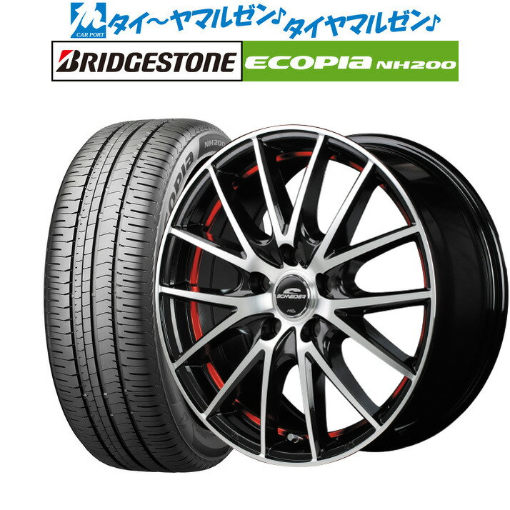 [5/20]割引クーポン配布新品 サマータイヤ ホイール4本セットMID シュナイダー RX2717インチ 7.0Jブリヂストン ECOPIA エコピア NH200215/50R17