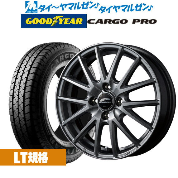 新品 サマータイヤ ホイール4本セットMID シュナイダー SQ2712インチ 4.0Jグッドイヤー カーゴ プロ145/80R12