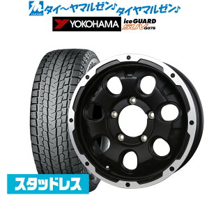 [5/1]P5倍+最大100%ポイントバック！★要エントリー新品 スタッドレスタイヤ ホイール4本セットBADX ロックケリー ROCK KELLY カルデラ(ジムニー)16インチ 5.5Jヨコハマ アイスガード SUV (G075)175/80R16