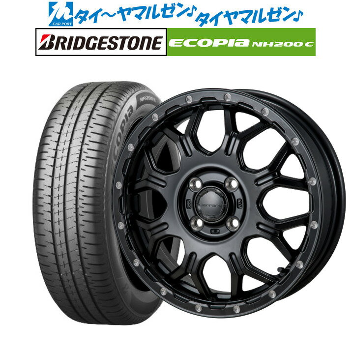 新品 サマータイヤ ホイール4本セットモンツァ ハイブロック ジェラード15インチ 5.5Jブリヂストン ECOPIA エコピア NH200C185/55R15