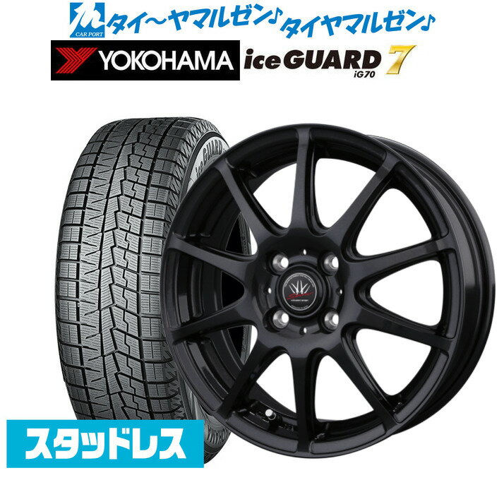 [5/9～15]割引クーポン配布新品 スタッドレスタイヤ ホイール4本セットBADX ロクサーニスポーツ RS-1014インチ 5.5Jヨコハマ アイスガード IG70165/65R14