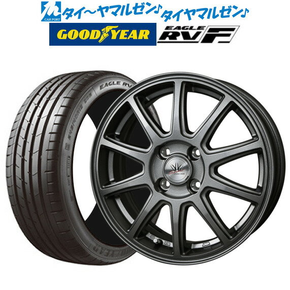 [5/18]ストアポイント3倍!!新品 サマータイヤ ホイール4本セットBADX ロクサーニスポーツ SP1015インチ 4.5Jグッドイヤー イーグル RV-F(RVF)165/60R15