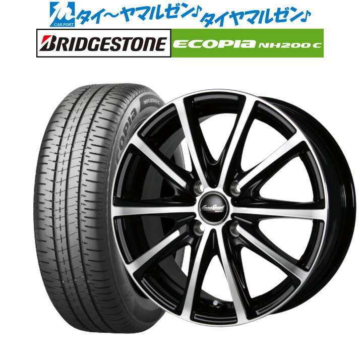 [5/23～26]割引クーポン配布新品 サマータイヤ ホイール4本セットMID ユーロスピード V2513インチ 4.0Jブリヂストン ECOPIA エコピア NH200C155/70R13