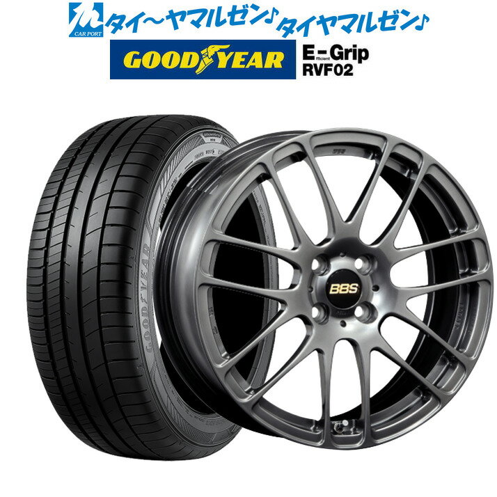 [5/9～15]割引クーポン配布新品 サマータイヤ ホイール4本セットBBS JAPAN RE-L215インチ 5.5Jグッドイヤー エフィシエント グリップ RVF02165/55R15