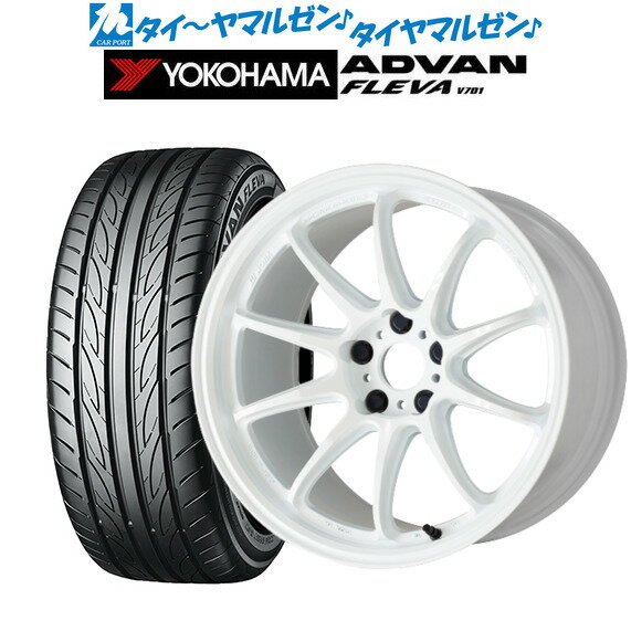 [5/18]ストアポイント3倍!!新品 サマータイヤ ホイール4本セットワーク エモーション ZR1017インチ 7.0Jヨコハマ ADVAN アドバン フレバ V701205/55R17