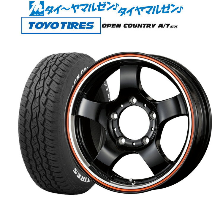 [5/23～26]割引クーポン配布新品 サマータイヤ ホイール4本セットコーセイ JB LANDER16インチ 5.5Jトーヨータイヤ オープンカントリー A/T EX 215/70R16