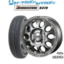 割引クーポン配布新品 サマータイヤ ホイール4本セットMID ガイア ブリッグ12インチ 3.5Jブリヂストン K370 145/80R12