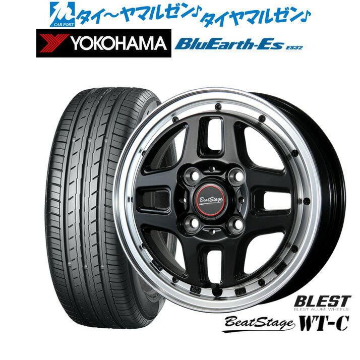 [6/22〜26]割引クーポン配布新品 サマータイヤ ホイール4本セットニューレイトン ビートステージ WT-C12インチ 4.0Jヨコハマ BluEarth-ES ブルーアースイーエス ES32145/70R12