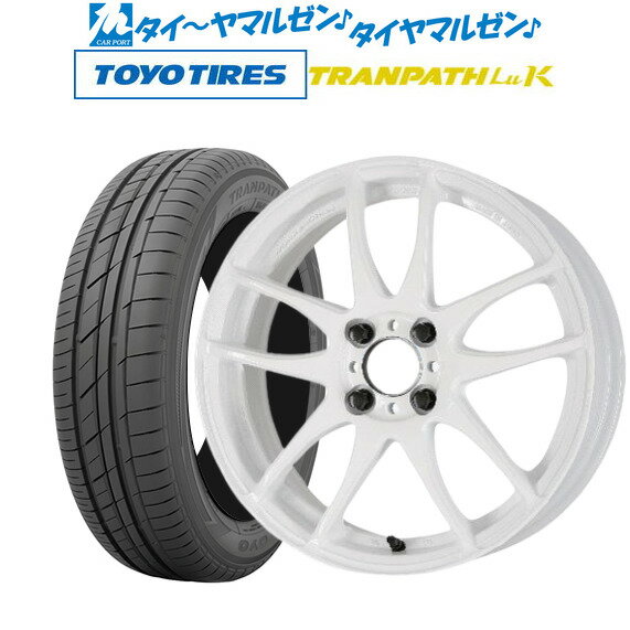 新品 サマータイヤ ホイール4本セットワーク エモーション CR kiwamiホワイト16インチ 5.5Jトーヨータイヤ トランパス LuK 165/45R16 74W XL (数量限定)